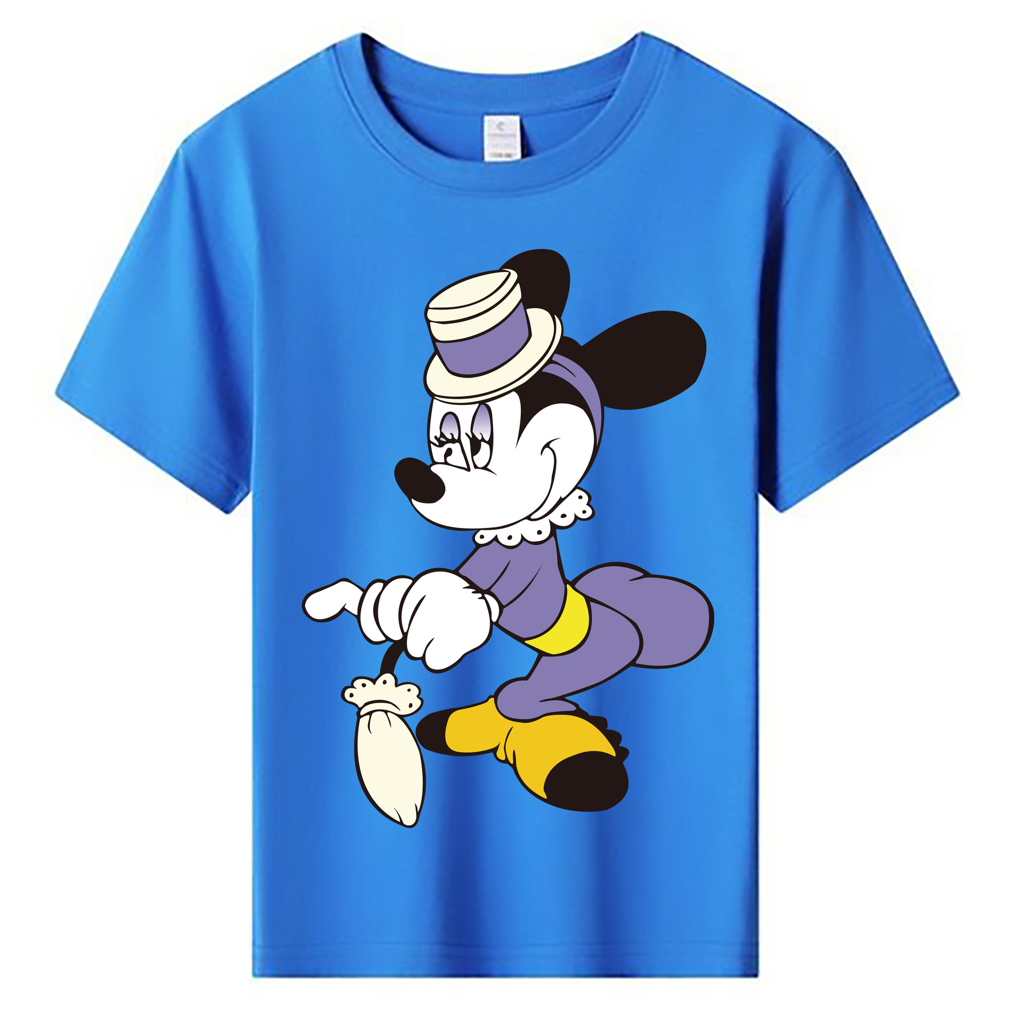 ミッキーマウス Mickey Mouse 綿100％キッズTシャツ（フロントプリント）
